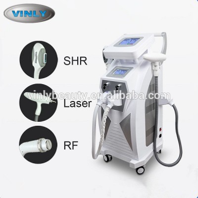 Multifunctional shr laser hair removal ipl skin care rf beauty machine