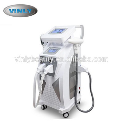 5 in 1 e-light ipl shr+nd yag laser+rf multifunctional machine